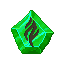 Gema Pentagonal Elemental Fogo II Raro.png